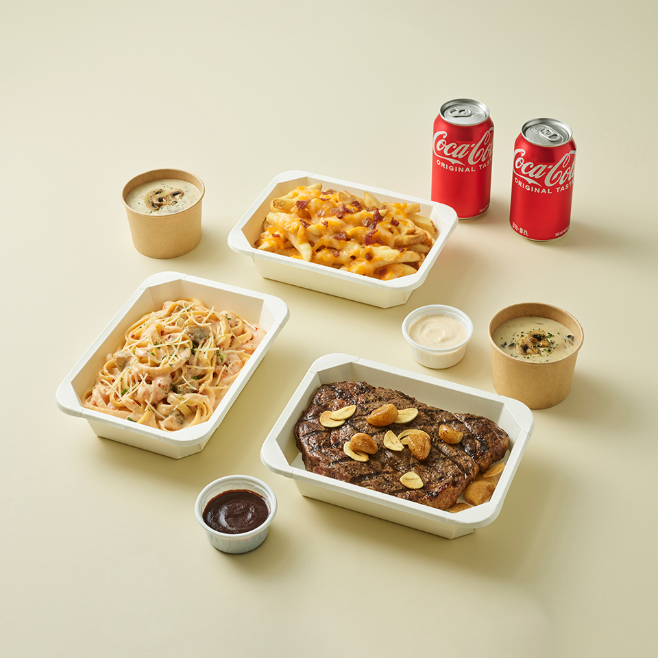 GARLIC RIBEYE STEAK SET